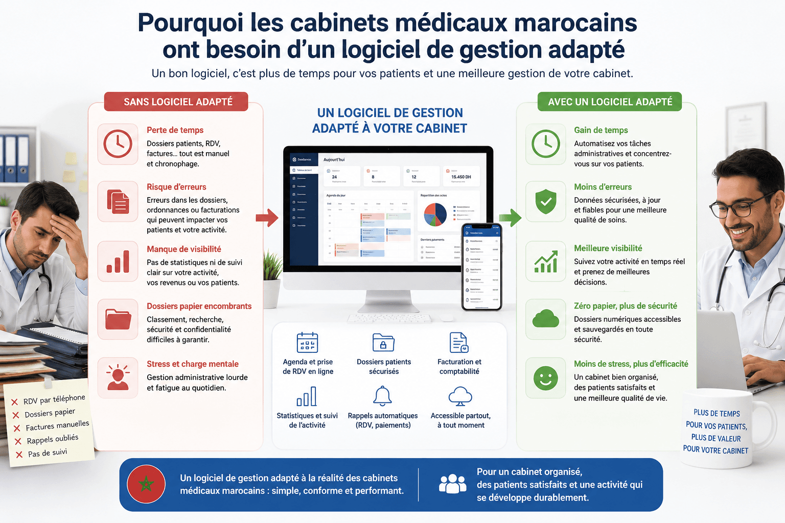 L'intelligence artificielle au service des médecins marocains : ce qui change vraiment