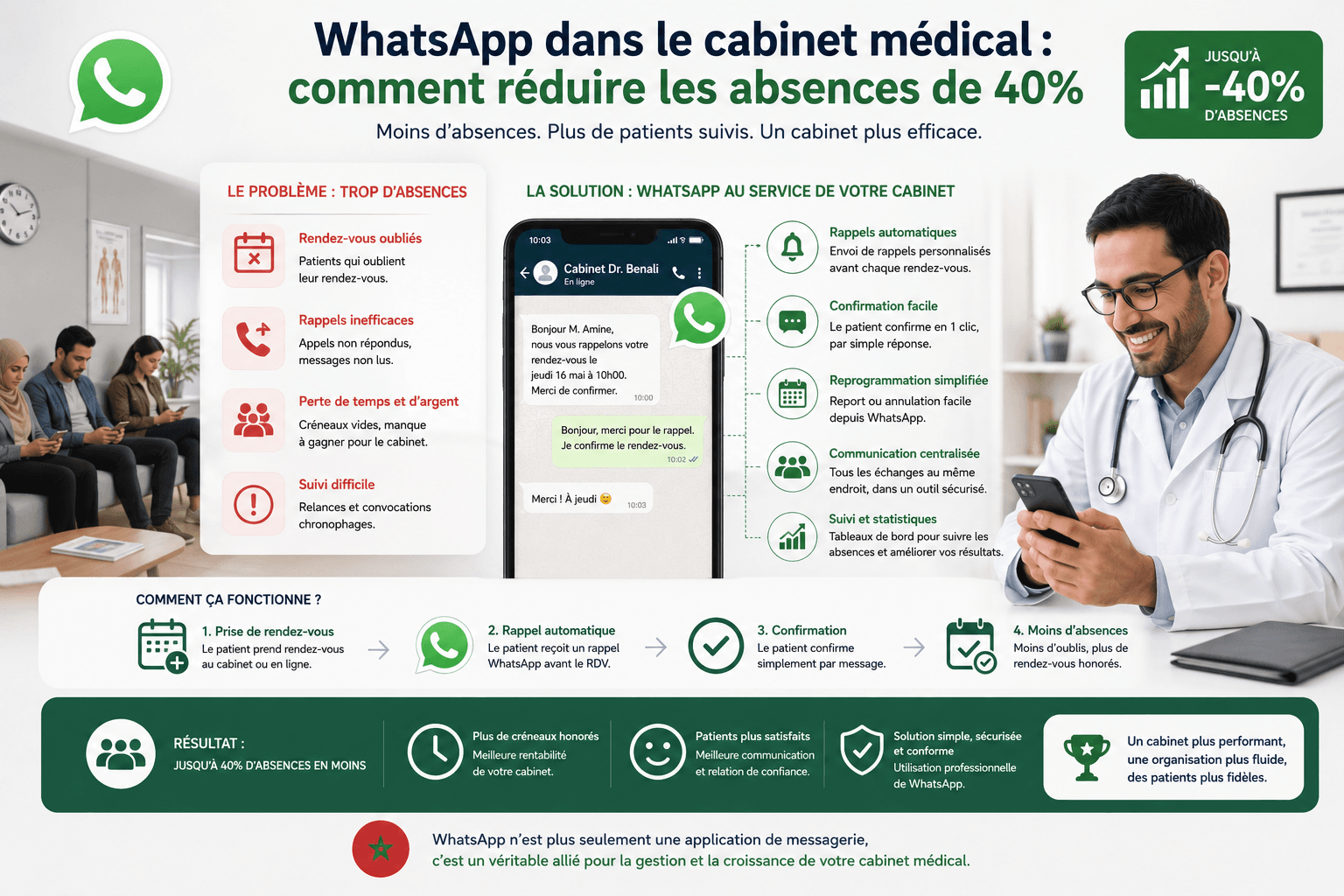 Pourquoi les cabinets médicaux marocains ont besoin d'un logiciel de gestion adapté