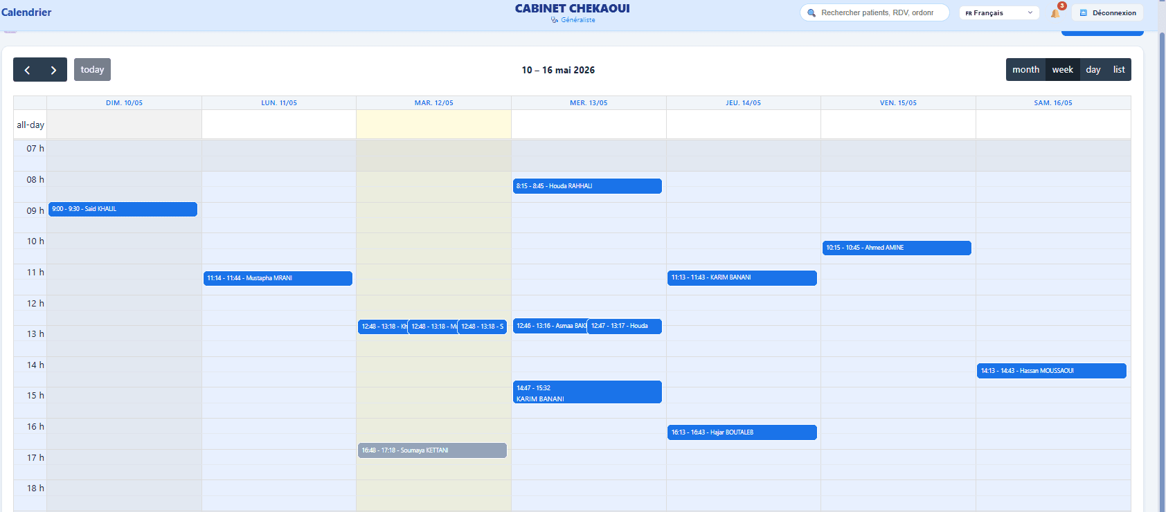 Agenda et rendez-vous ABN Health